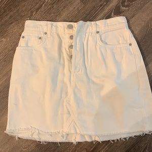 REFORMATION white mini Skirt